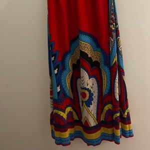 Multicolor Maxi Skirt
